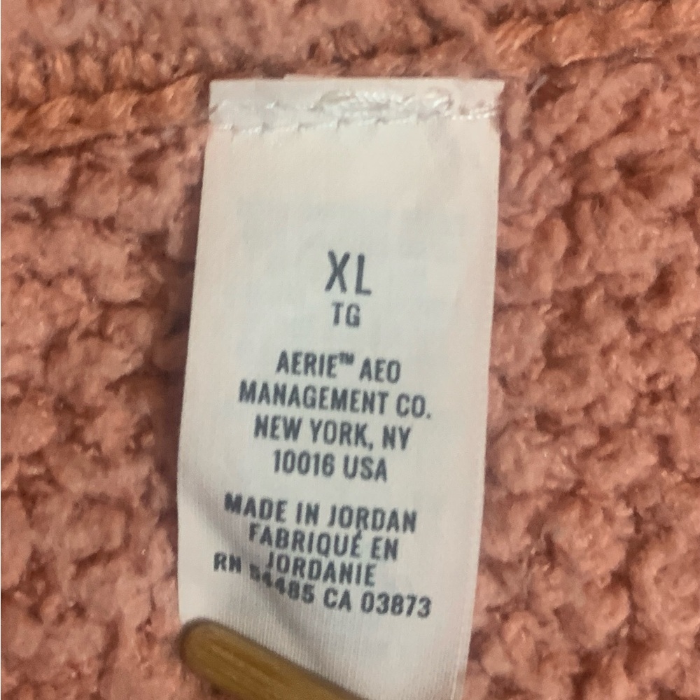 Aerie Womens Just Rosey Marshmallow Sherpa Pajama Lounge Stretch Pants Size XL - Picture 7 of 11